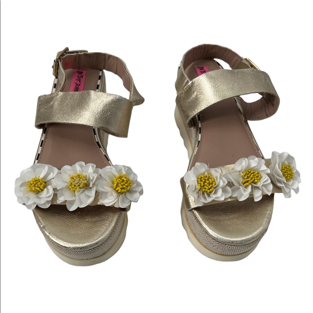 Betsey Johnson Y2K floral platform sandals ( 7.5 ) - Picture 2 of 9